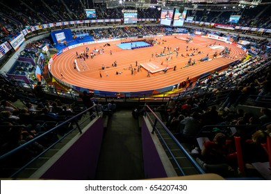 BELGRADE, SERBIA - MARCH 3-5, 2017 European Athletics Indoor Championships In Belgrade, Serbia