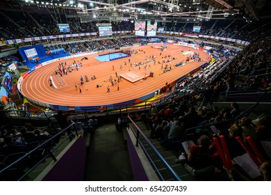 BELGRADE, SERBIA - MARCH 3-5, 2017 European Athletics Indoor Championships In Belgrade, Serbia