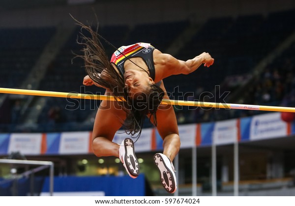 Belgrade Serbia March 35 17 Pentathlon Sports Recreation Stock Image