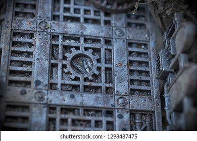 Belgrade, Serbia – May 5th 2018: Necromunda Terrain Details