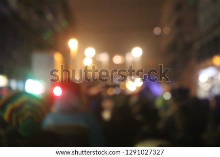 Belgrade street protest photo shoot