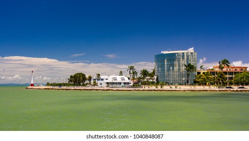 BELIZE CITY, BELIZE - AUGUST 14, 2008: Radisson Hotel on waterfront.