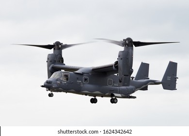 Bell Boeing CV-22B Osprey Coming Into Land At RAF Fairford, Gloustershire, UK For The 2016 RIAT. Taken 9th July 2016.