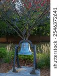 Bell Erected by Burlington Council of 1894, used for fires alerts in the past, now in display in the noth entrance of the Burlington Central Library, 2331 New Street, Burlington, ON, Canada.