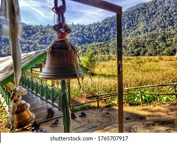 A Bell At The Khecheopalri Lake In Sikkim