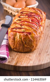 Bell Pepper And Olive Loaf.