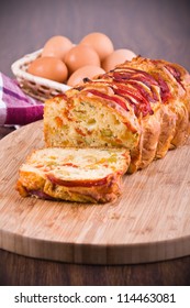 Bell Pepper And Olive Loaf.