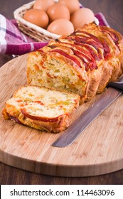 Bell Pepper And Olive Loaf.