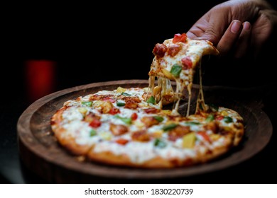 Bell Pepper Paneer Cheese Pizza 