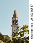 bell tower in Burano island, Venezia