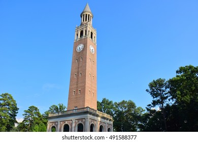 The Bell Tower At University Of North Carolina, Chapel Hill, NC, USA
