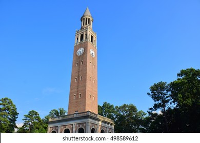 The Bell Tower At University Of North Carolina, Chapel Hill, NC, USA