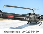 Bell UH-1 Iroquois helicopter. Helicopter of the Armed Forces of Bosnia and Herzegovina.
