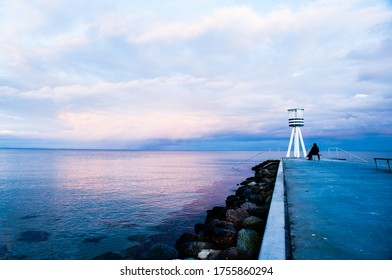 Bellevue Beach At Sunset, Copenhagen