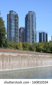 Bellevue Washington Buildings with Downtown Park