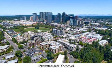 Bellevue Washington City Skyline Downtown District