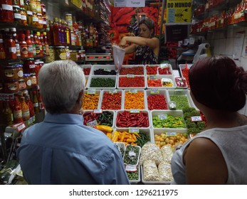 Belo Horizonte, Minas Gerais / Brazil - September 3 2018: Inside The Beautiful Central Market (Mercado Central), Place Where You Can Buy Things You Didn't Know Existed. 