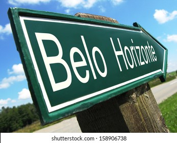 Belo Horizonte Road Sign