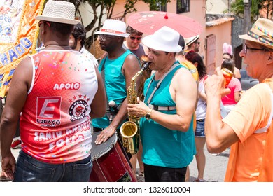 Belo Horizonte/Minas Gerais/Brazil- FEV 24 2019: Small Band Of The Block 