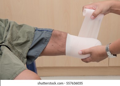 below knee stump bandaging