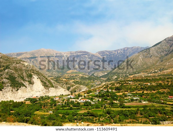 Below Pass Llogara About 40 Km Stock Photo Edit Now