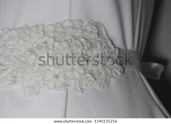 Belt Sash Pearl Wedding Dress Belt Stock Photo Edit Now 1540135256