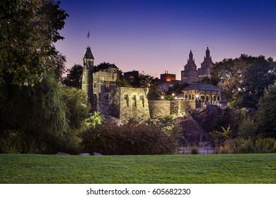 Belvedere Castle At Night