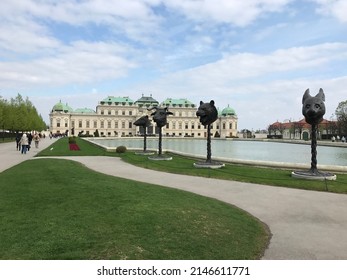 Belvedere Castle And Statues Around