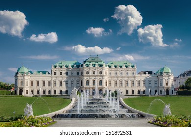 Belvedere Castle In Vienna.