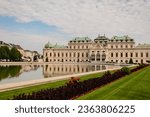 The Belvedere is a palace complex in Vienna in the Baroque style. Summer residence of Prince Eugene of Savoy at the beginning of the 18th century