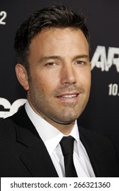 Ben Affleck at the Los Angeles premiere of 'Argo' held at the AMPAS Samuel Goldwyn Theater in Los Angeles on October 4, 2012. 