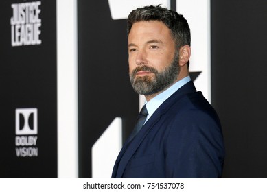 Ben Affleck at the World premiere of 'Justice League' held at the Dolby Theatre in Hollywood, USA on November 13, 2017.