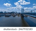 Ben Franklin Bridge in Philadelphia PA