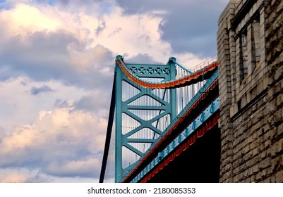 Ben Franklin Bridge In Philadelphia, USA