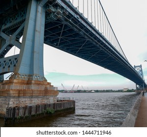 Ben Franklin Bridge Underpass Leading Lines