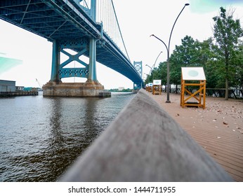 Ben Franklin Bridge Underpass Leading Lines