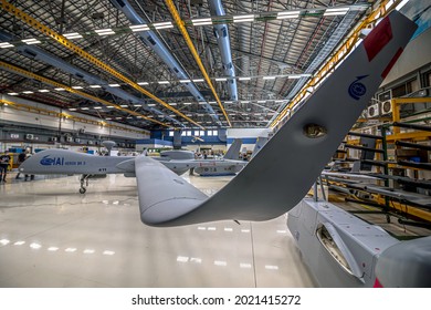 Ben Gurion Airport, Israel - May 04, 2021: The Wingtip Of The 