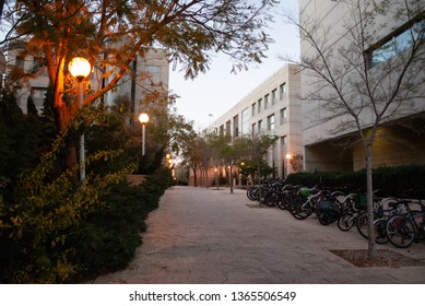 Ben Gurion University At Night