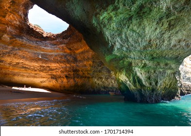 Benagil, Sea Cave On The Algarve Coast