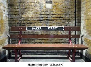 Bench At Baker Street Tube Station