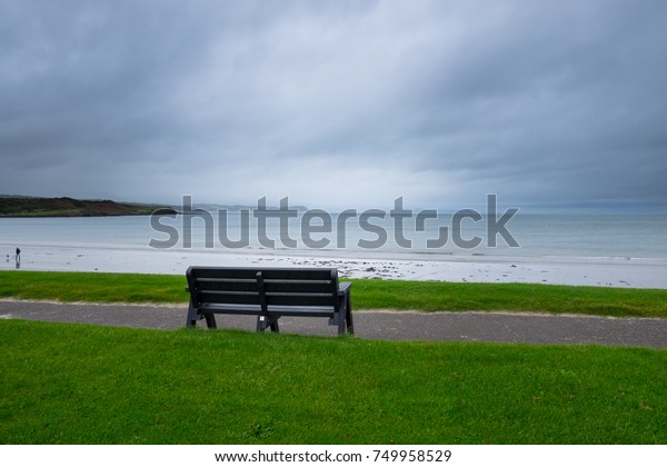 Bench Browns Bay On Islandmagee Stock Photo Edit Now 749958529