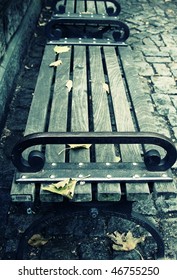 Bench In The Central Park