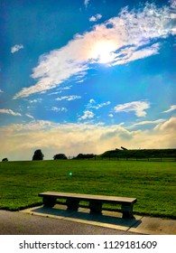 Bench During Sunset