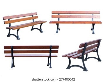 Bench isolated on white background