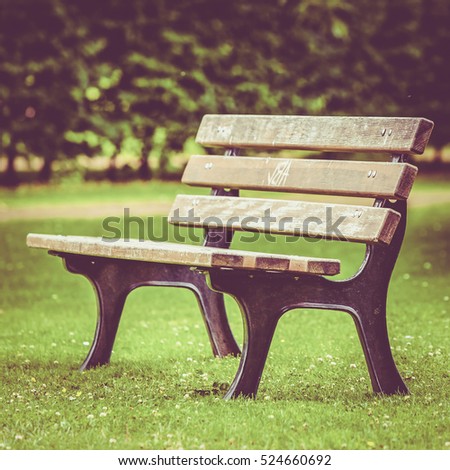 bench on the park