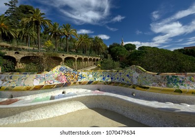 Bench At Park Güell