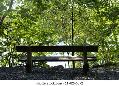 Bench in shadow
