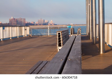 Benches At Coney Island Pier