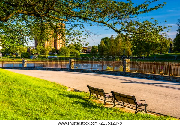 Benches Druid Hill Park Baltimore Maryland Stock Photo Edit Now