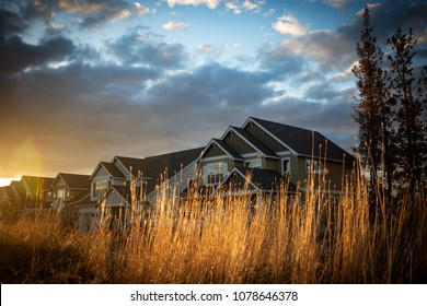 Bend Oregon Neighborhood Sunset